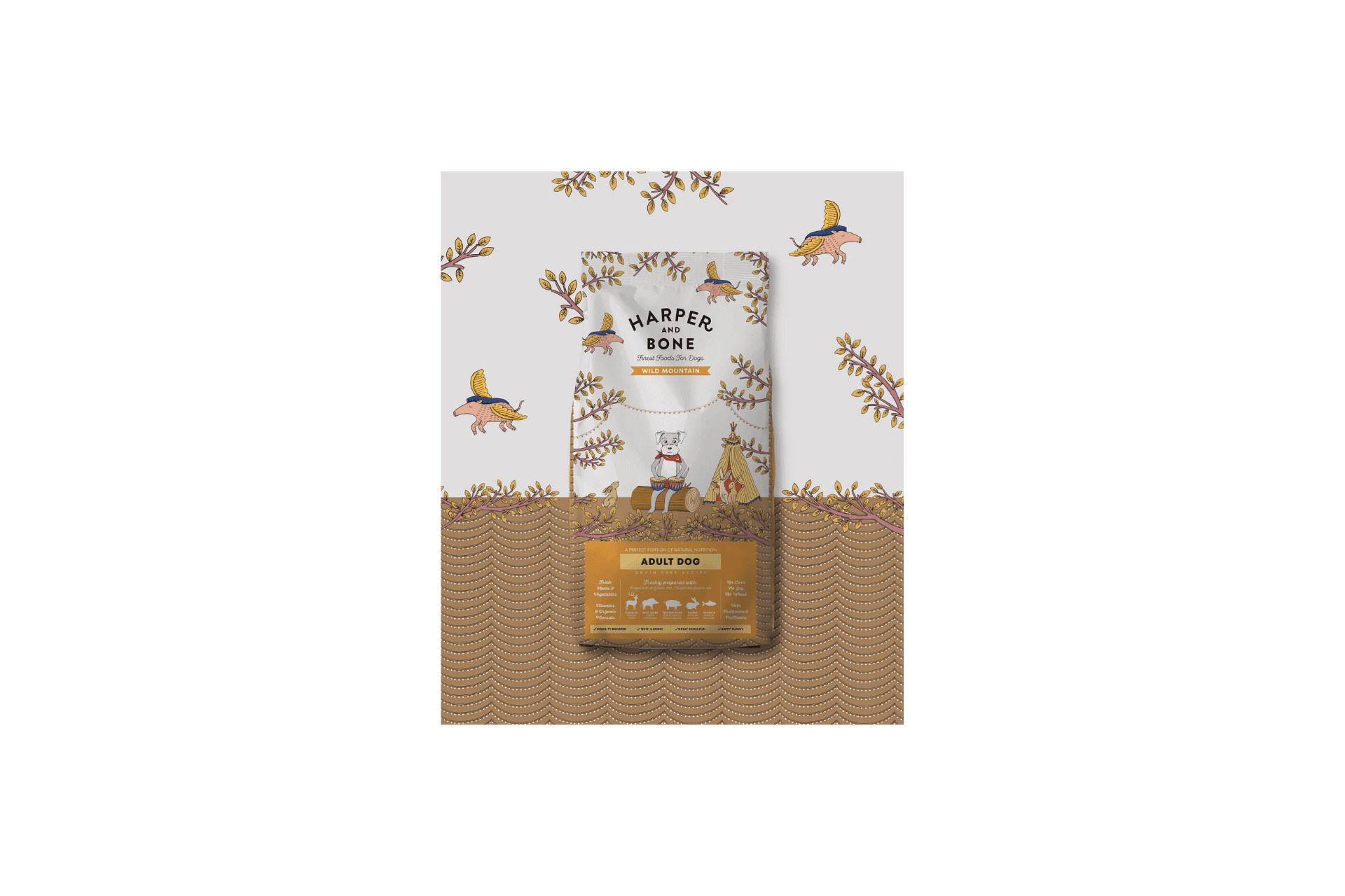 Harper & Bone Wild Mountain Medium Maxi Adult Dog