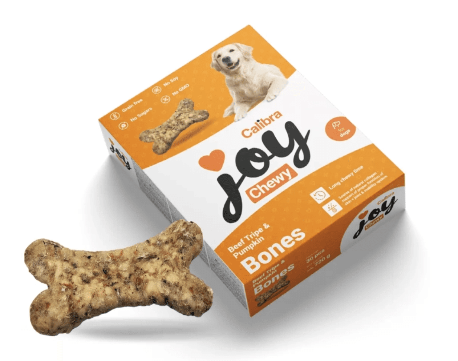 Huesito Tripa de ternera y calabaza