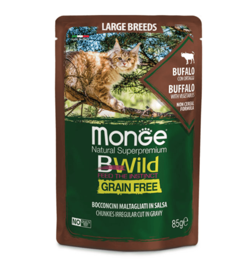 Monge BWild Kitten Búflo y verduras 85gr