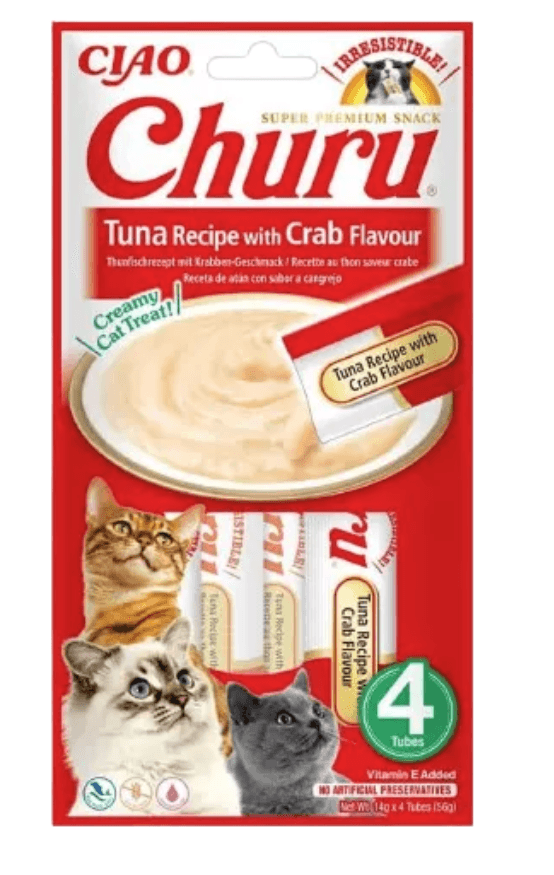 Churu Cat Atún con Cangrejo (4X14gr)