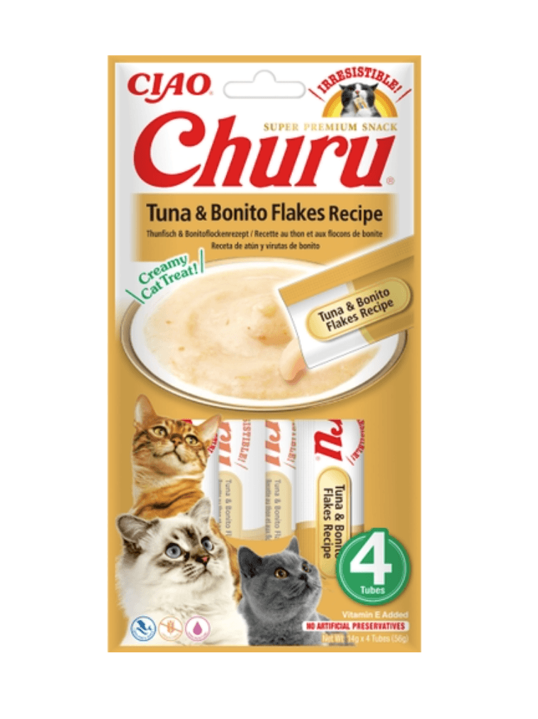 Churu Cat Atún con Bonito (4X14gr)