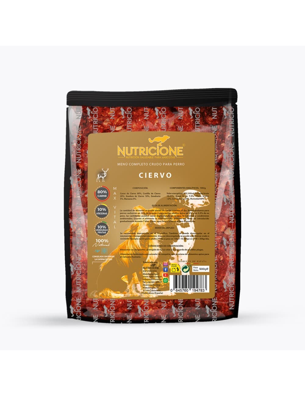Nutricione Menú Ciervo